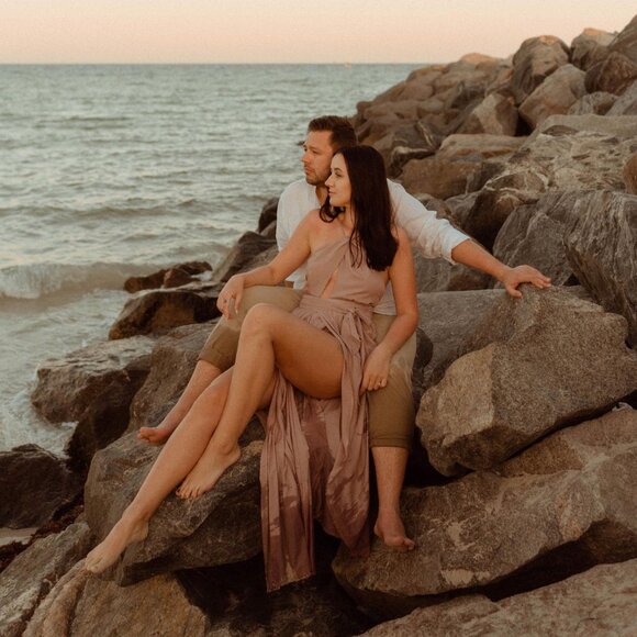 Hello Molly | Stop Motion Maxi Dress Mocha - Picture 4 of 5